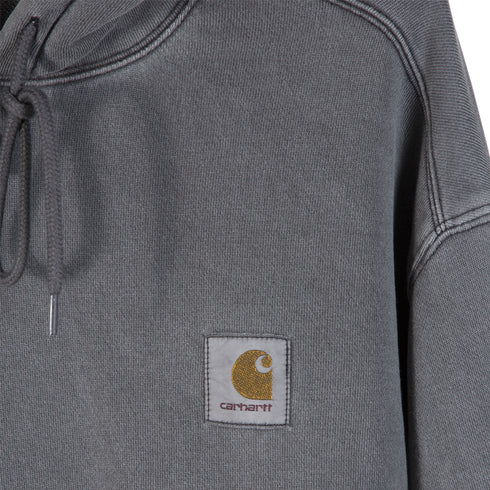 Carhartt WIP Hooded Nelson Sweat Black Garment Dyed I029963_89_GD Degli Uberti